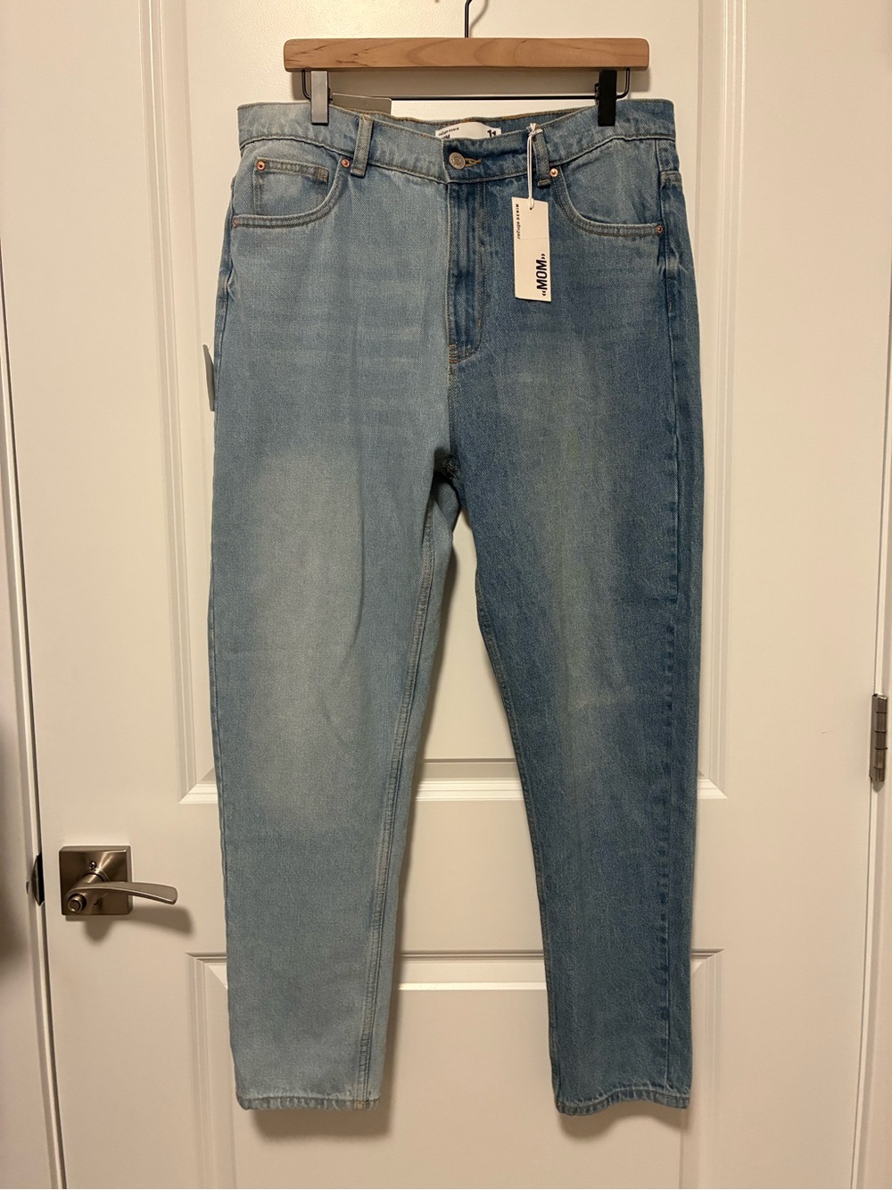 Refuge Denim Light Wash Two-Tone High-Rise Women’s Jeans